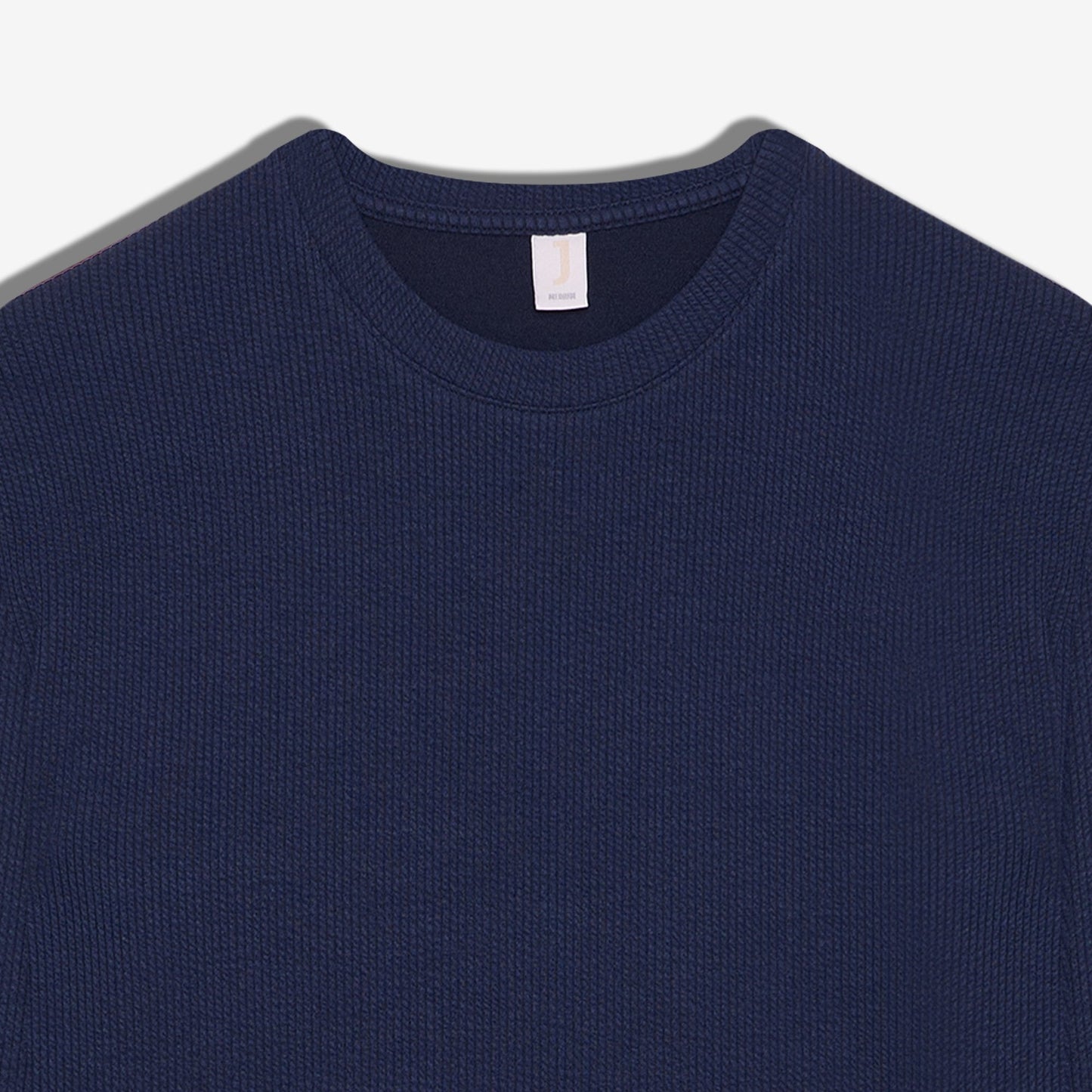 Jacquard Neck Sweatshirt