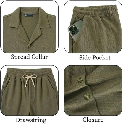 JYF Men's Relaxed Fit Co-Ord Set – Matching Two-Piece - Co-Ord Set - View 34