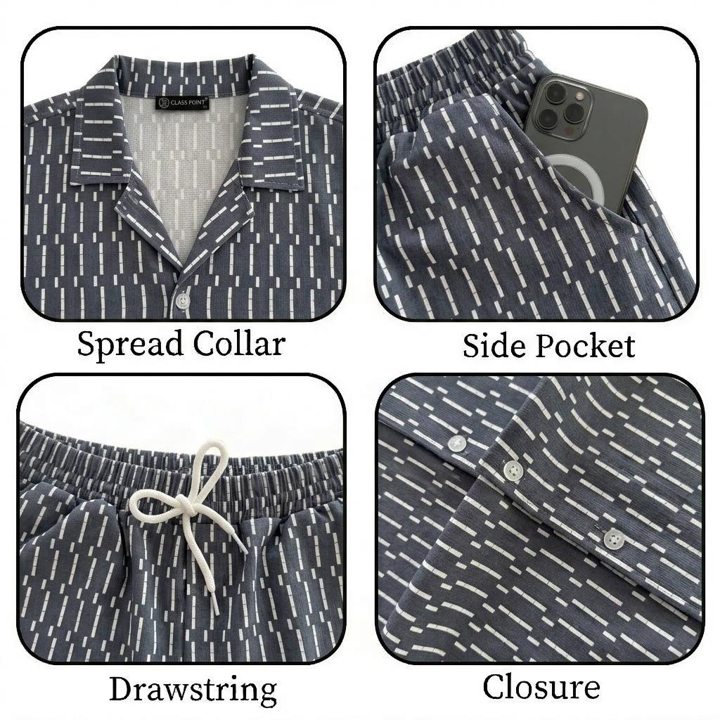 JYF Men's T-Shirt & Shorts Co-Ord Set – Relaxed Fit - Co-Ord Set - View 16
