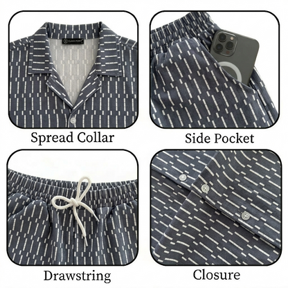 JYF Men's T-Shirt & Shorts Co-Ord Set – Relaxed Fit - Co-Ord Set - View 16