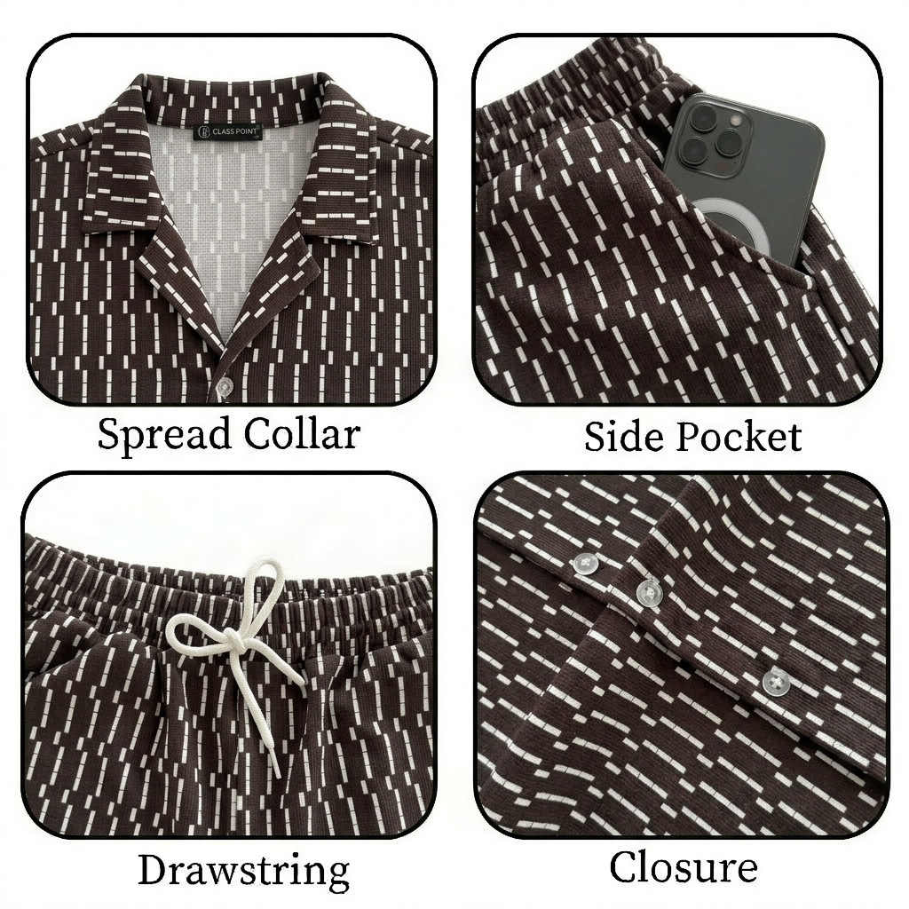 JYF Men's T-Shirt & Shorts Co-Ord Set – Relaxed Fit - Co-Ord Set - View 27