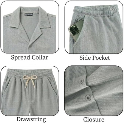 JYF Men's Relaxed Fit Co-Ord Set – Matching Two-Piece - Co-Ord Set - View 6