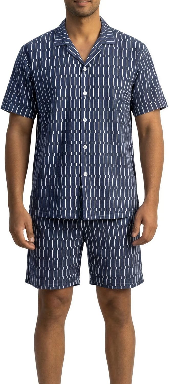 JYF Men's Printed Co-Ord Set – T-Shirt & Shorts
