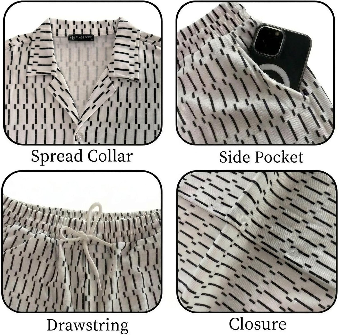 JYF Men's Printed Co-Ord Set – T-Shirt & Shorts