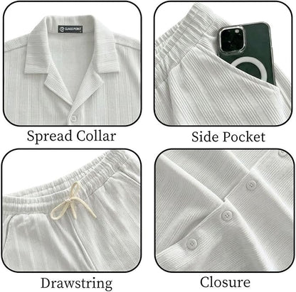 JYF Men's Relaxed Fit Co-Ord Set – Matching Two-Piece - Co-Ord Set - View 10