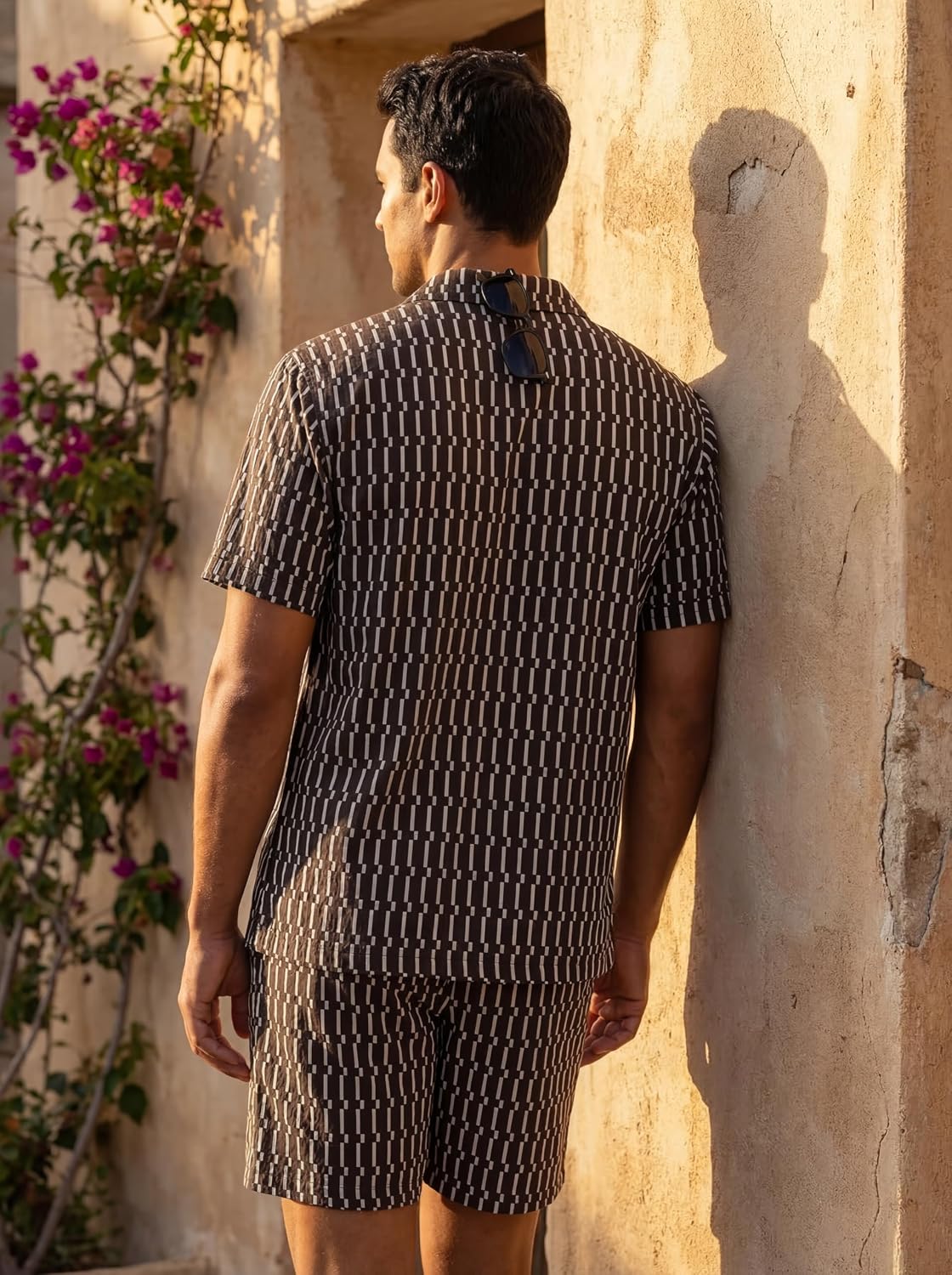 JYF Men's Printed Co-Ord Set – T-Shirt & Shorts