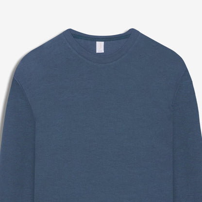 JYF Men's Textured Crewneck Sweatshirt – Wide Fit - Sweatshirt - View 11