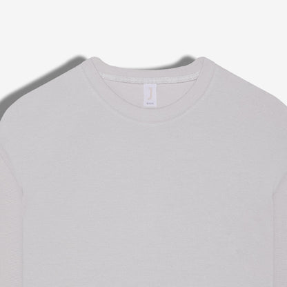JYF Men's Textured Crewneck Sweatshirt – Wide Fit - Sweatshirt - View 8