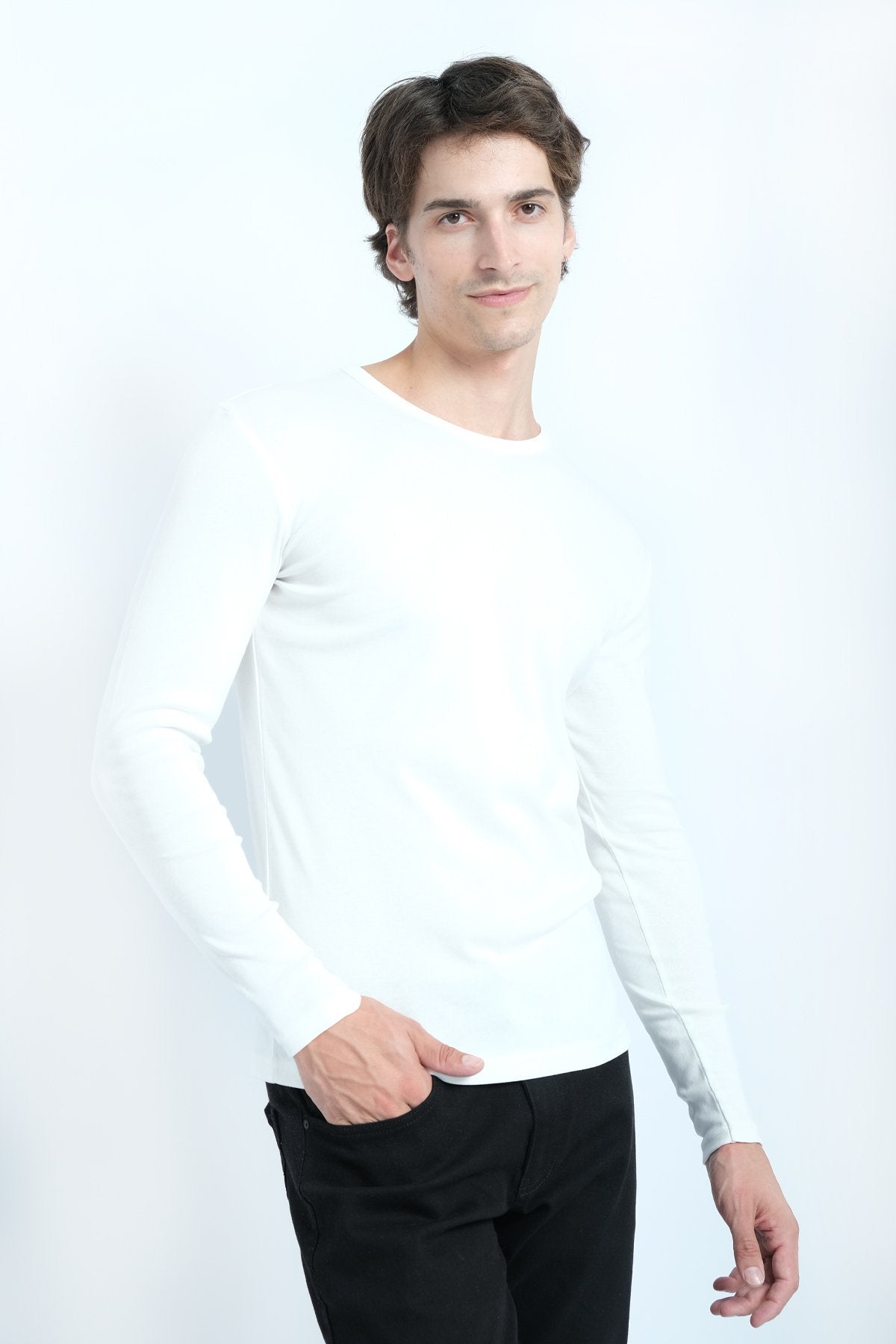 NECK BASIC RIBANA SWEAT