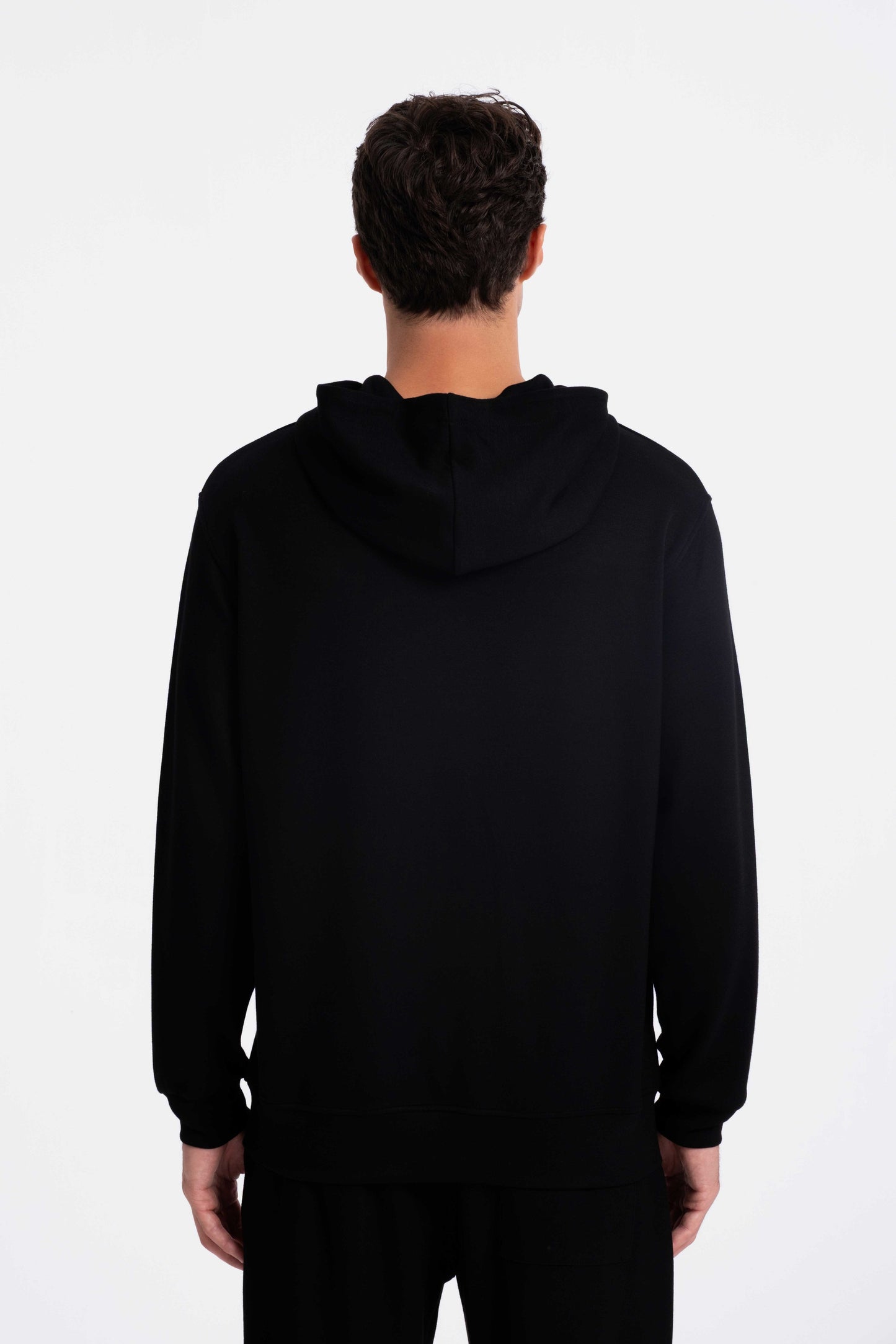 JYF Men's Hooded Modal Sweatshirt – Relaxed Fit - Hoodie - View 4