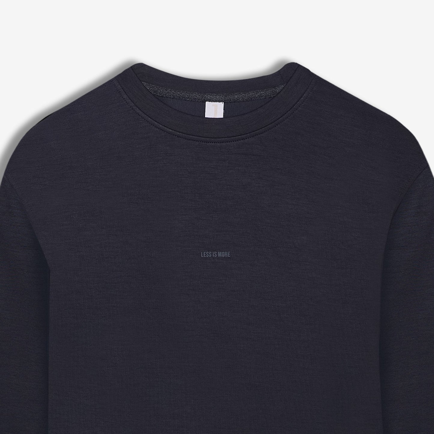 JYF Men's O-Neck Modal Sweatshirt – Wide Shoulder - Sweatshirt - View 2