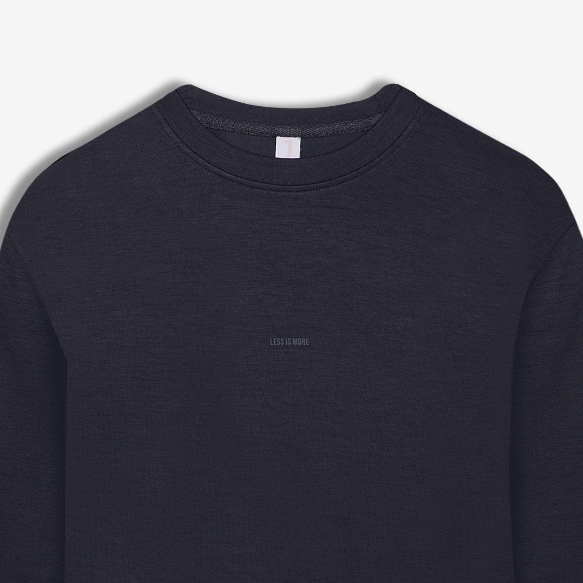 JYF Men's O-Neck Modal Sweatshirt – Wide Shoulder - Sweatshirt - View 2