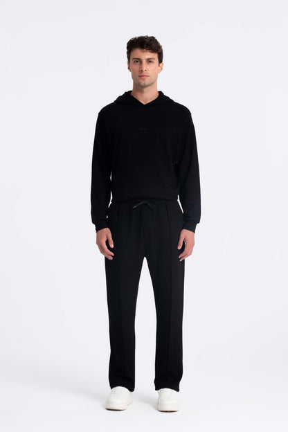 JYF Men's Modal Knitted Jogger Pants – Relaxed Fit - Sweatshirt - View 8