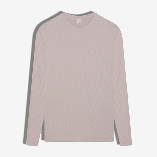 JYF Men's Jacquard Neck Sweatshirt – Premium Knit - Sweatshirt - View 1