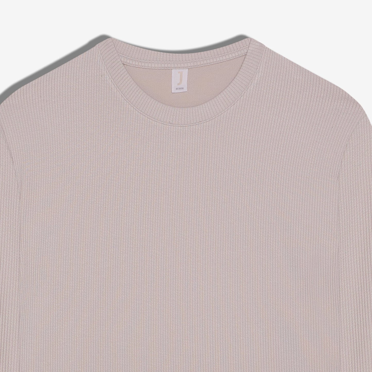 Jacquard Neck Sweatshirt