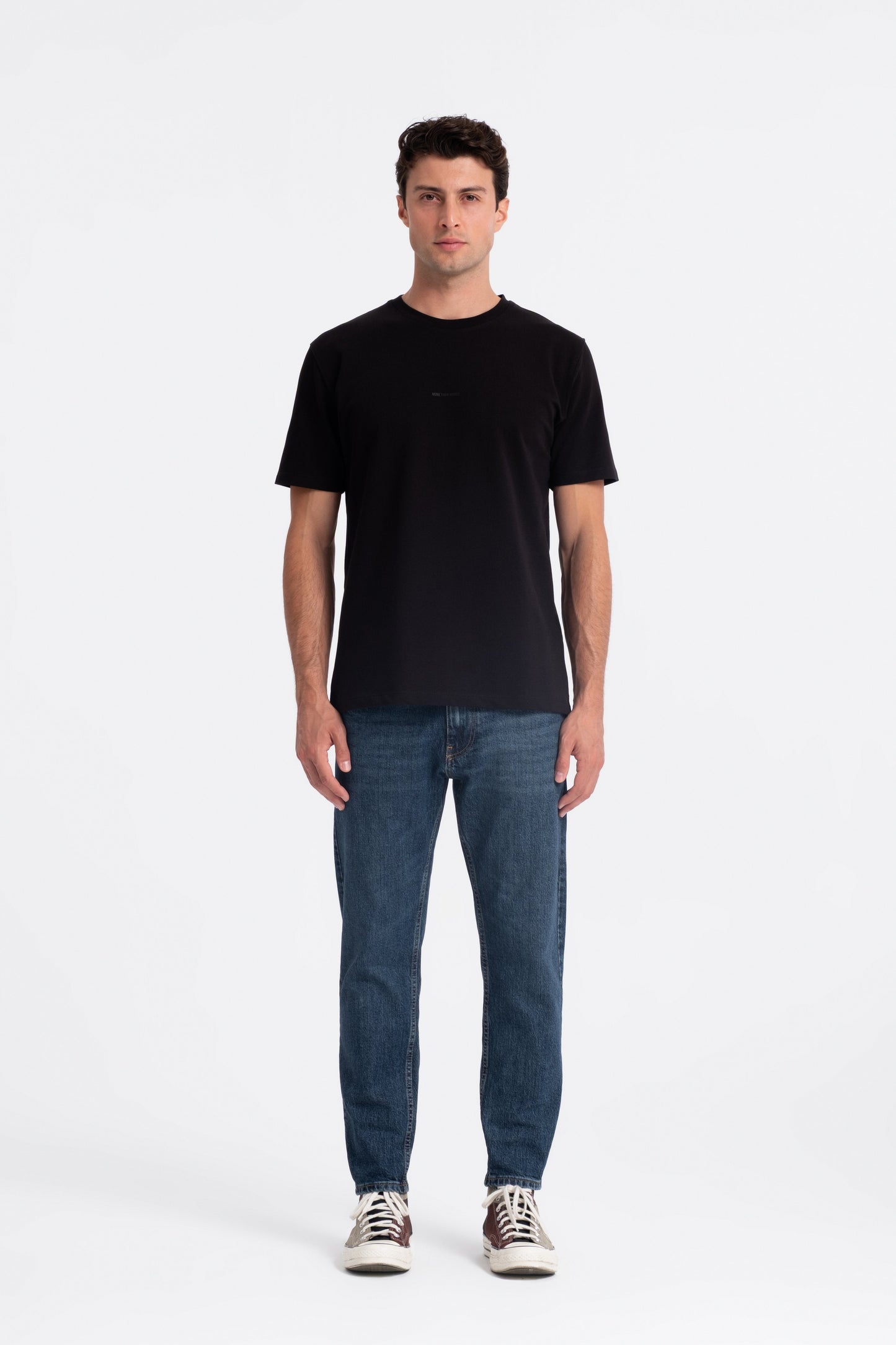 TWO THREAD FABRIC T SHIRT