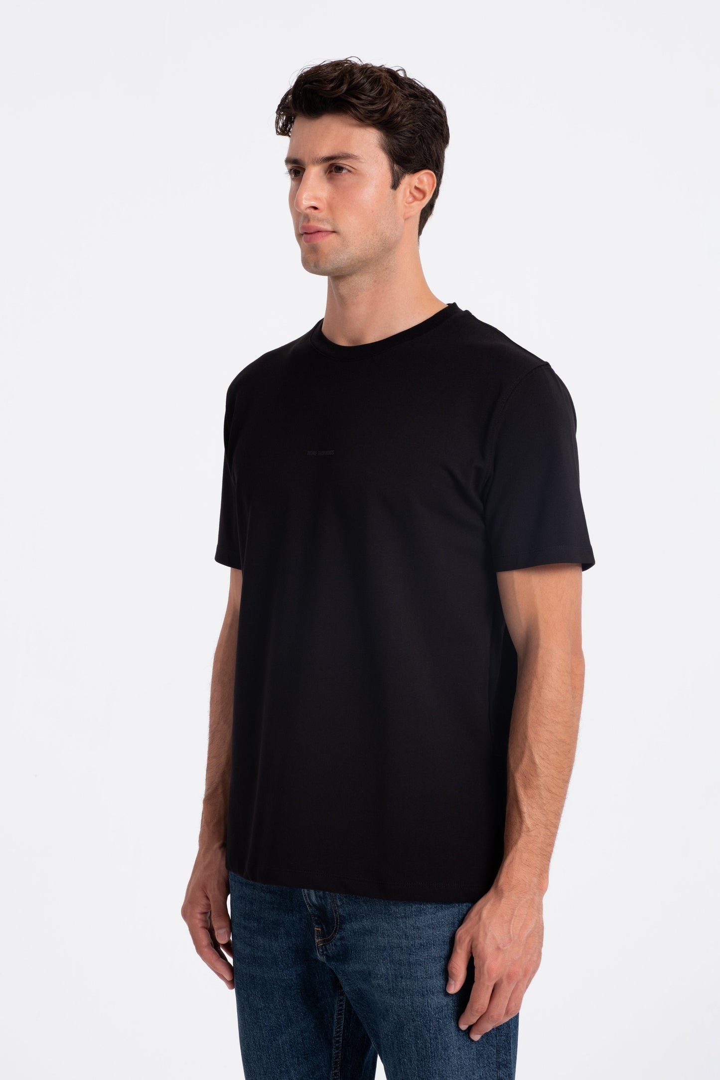 TWO THREAD FABRIC T SHIRT