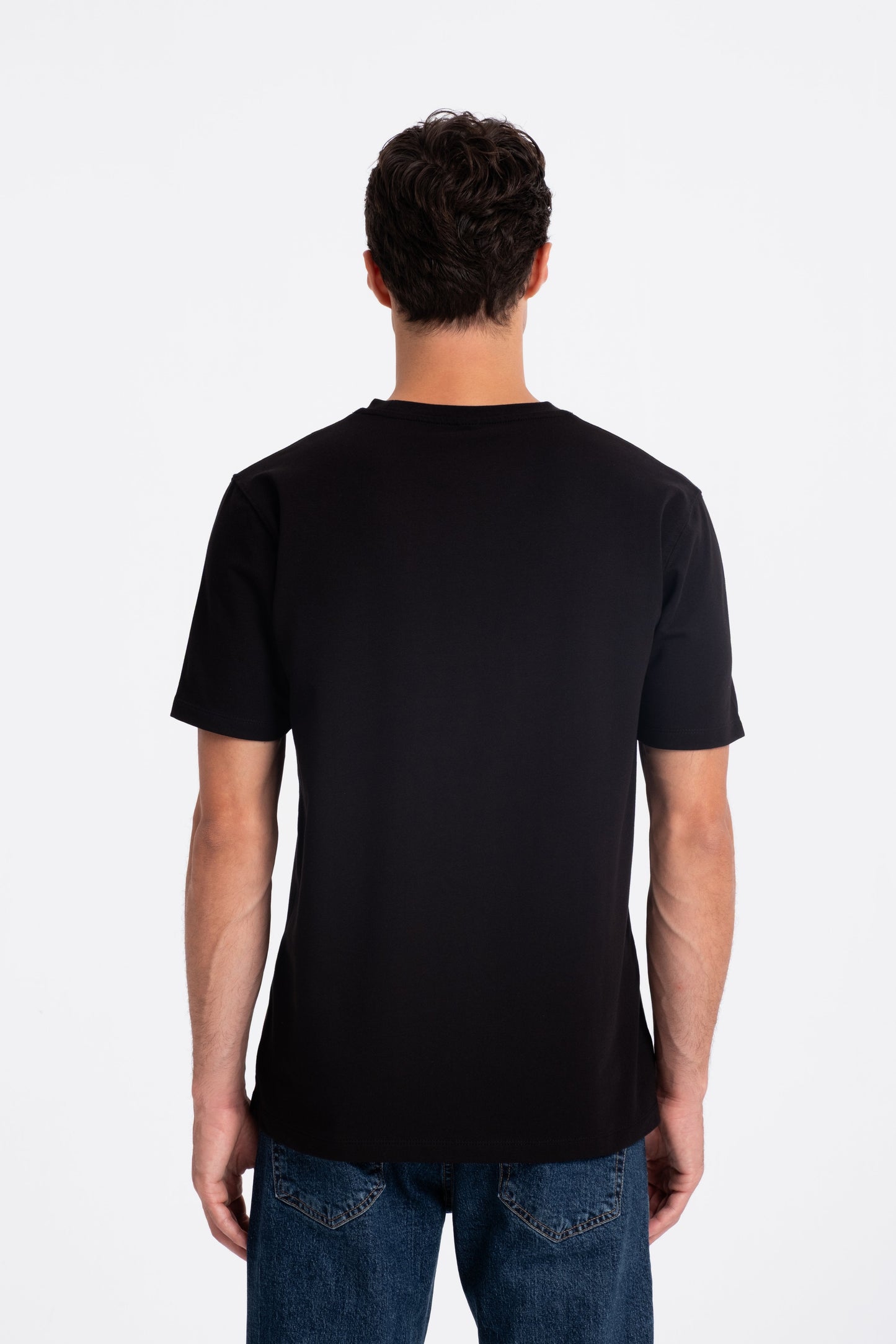 TWO THREAD FABRIC T SHIRT