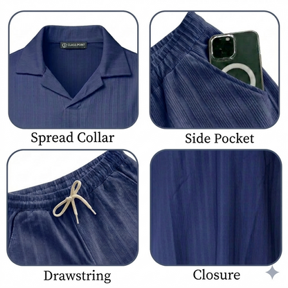 JYF Men's Summer Co-Ord Set – Shirt & Shorts Combo - Co-Ord Set - View 16