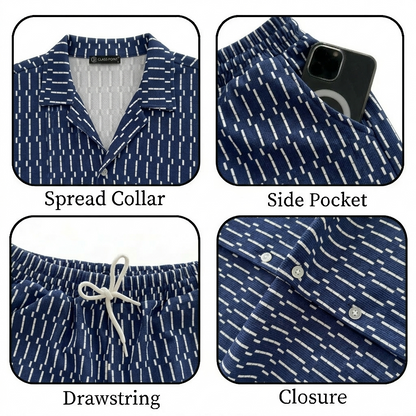JYF Men's T-Shirt & Shorts Co-Ord Set – Relaxed Fit - Co-Ord Set - View 12