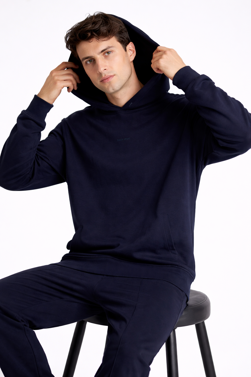 JYF Men's Hooded Modal Sweatshirt – Relaxed Fit - Hoodie - View 7