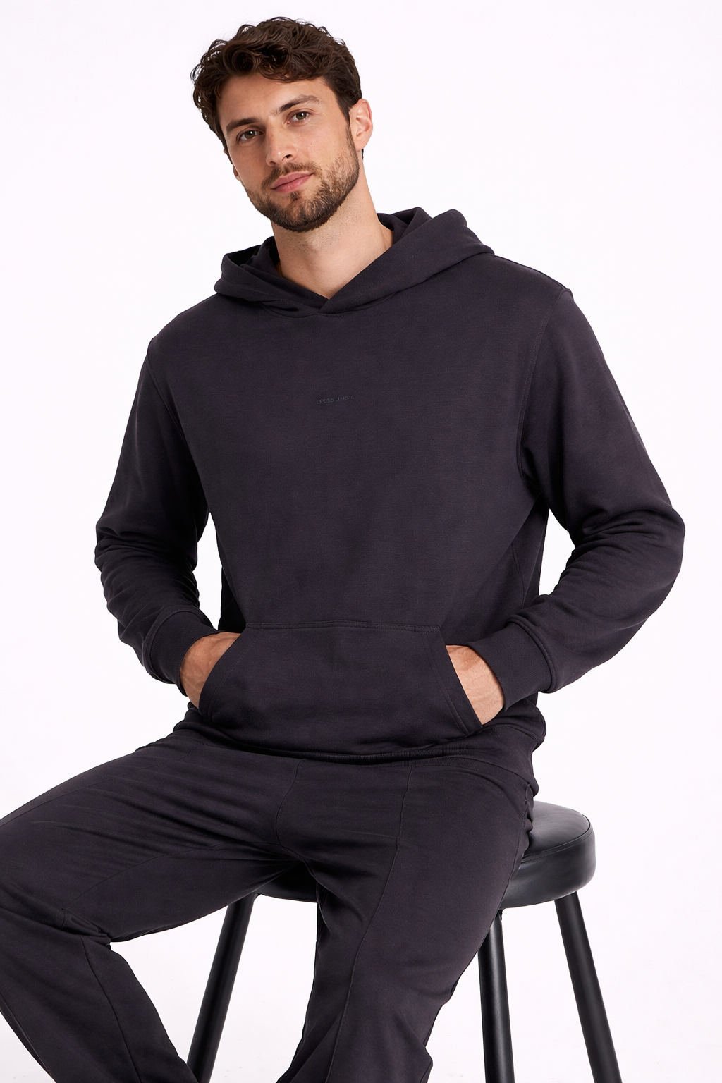 JYF Men's Hooded Modal Sweatshirt – Relaxed Fit - Hoodie - View 12