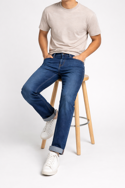 JYF Men's High Waist Zippered Pants – Slim Fit - pant - View 3