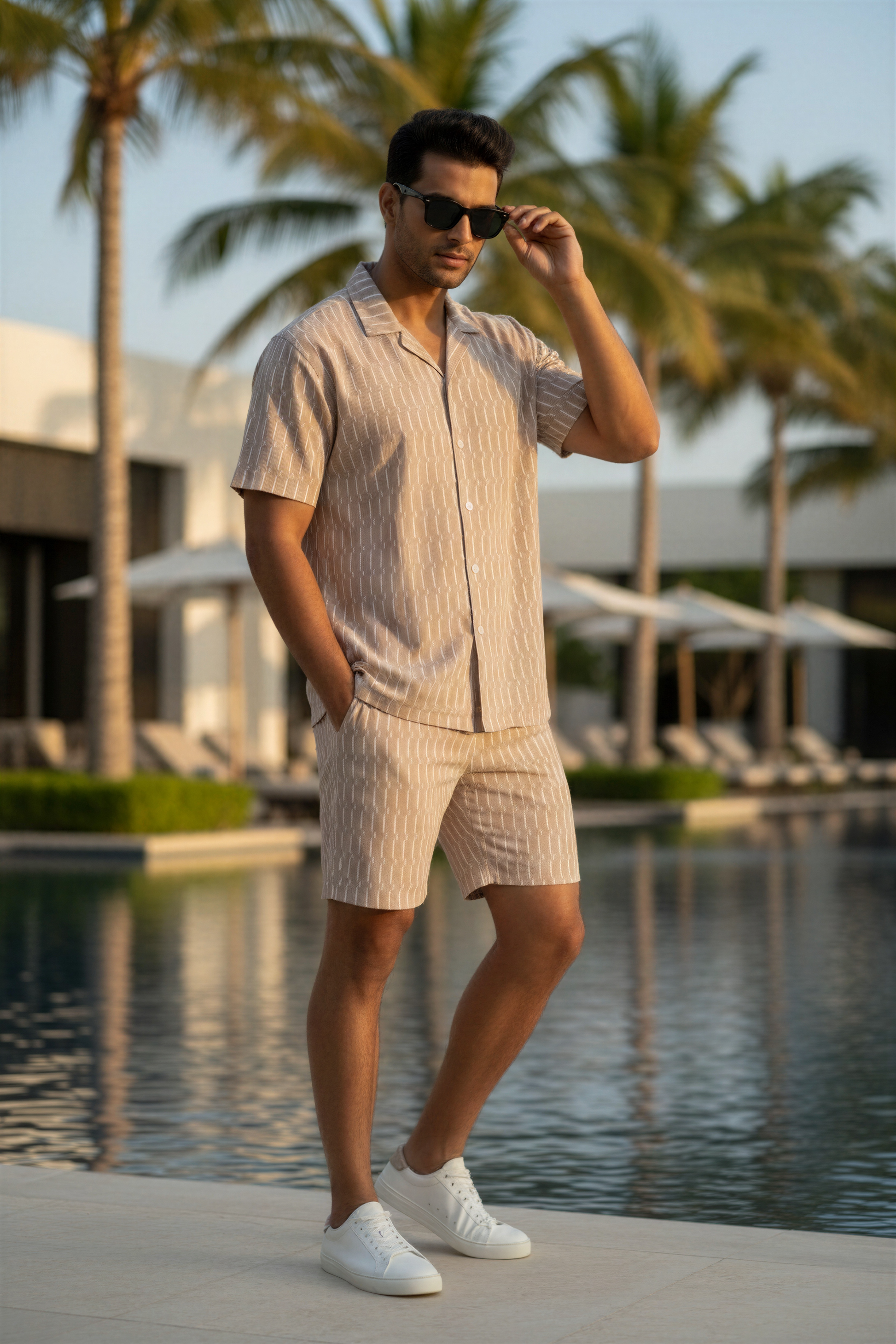 JYF Men's T-Shirt & Shorts Co-Ord Set – Relaxed Fit - Co-Ord Set - View 20