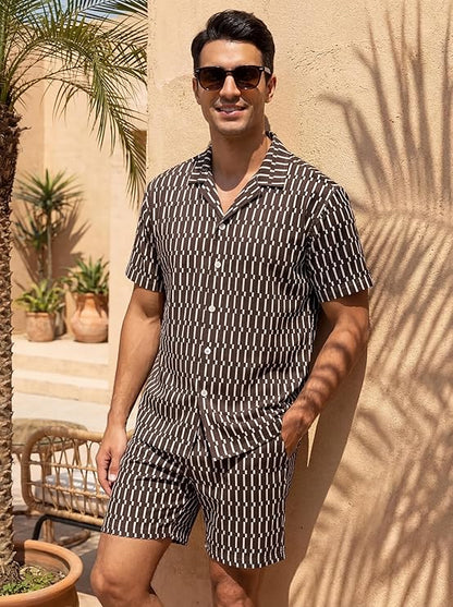 JYF Men's T-Shirt & Shorts Co-Ord Set – Relaxed Fit - Co-Ord Set - View 25