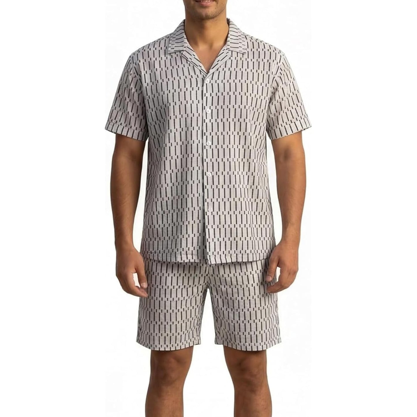 JYF Men's T-Shirt & Shorts Co-Ord Set – Relaxed Fit - Co-Ord Set - View 6