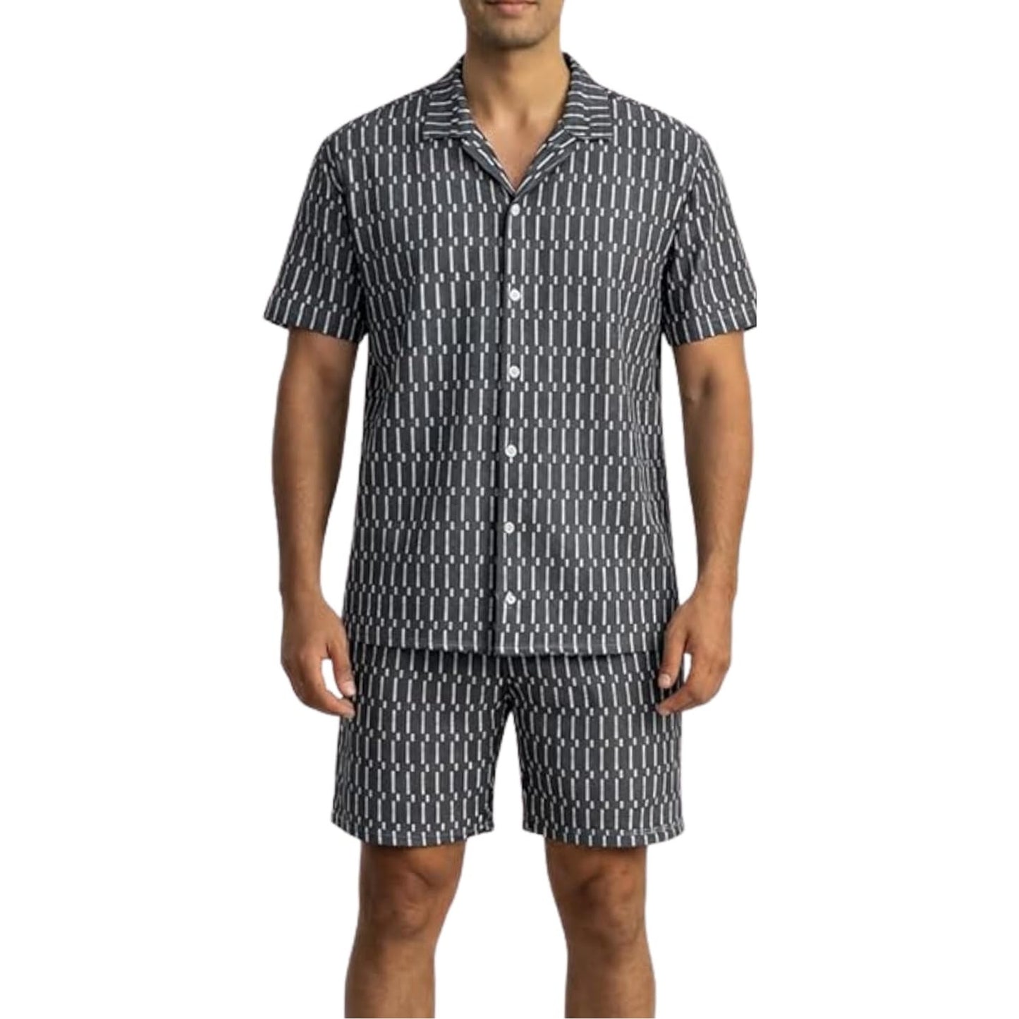 JYF Men's T-Shirt & Shorts Co-Ord Set – Relaxed Fit - Co-Ord Set - View 15