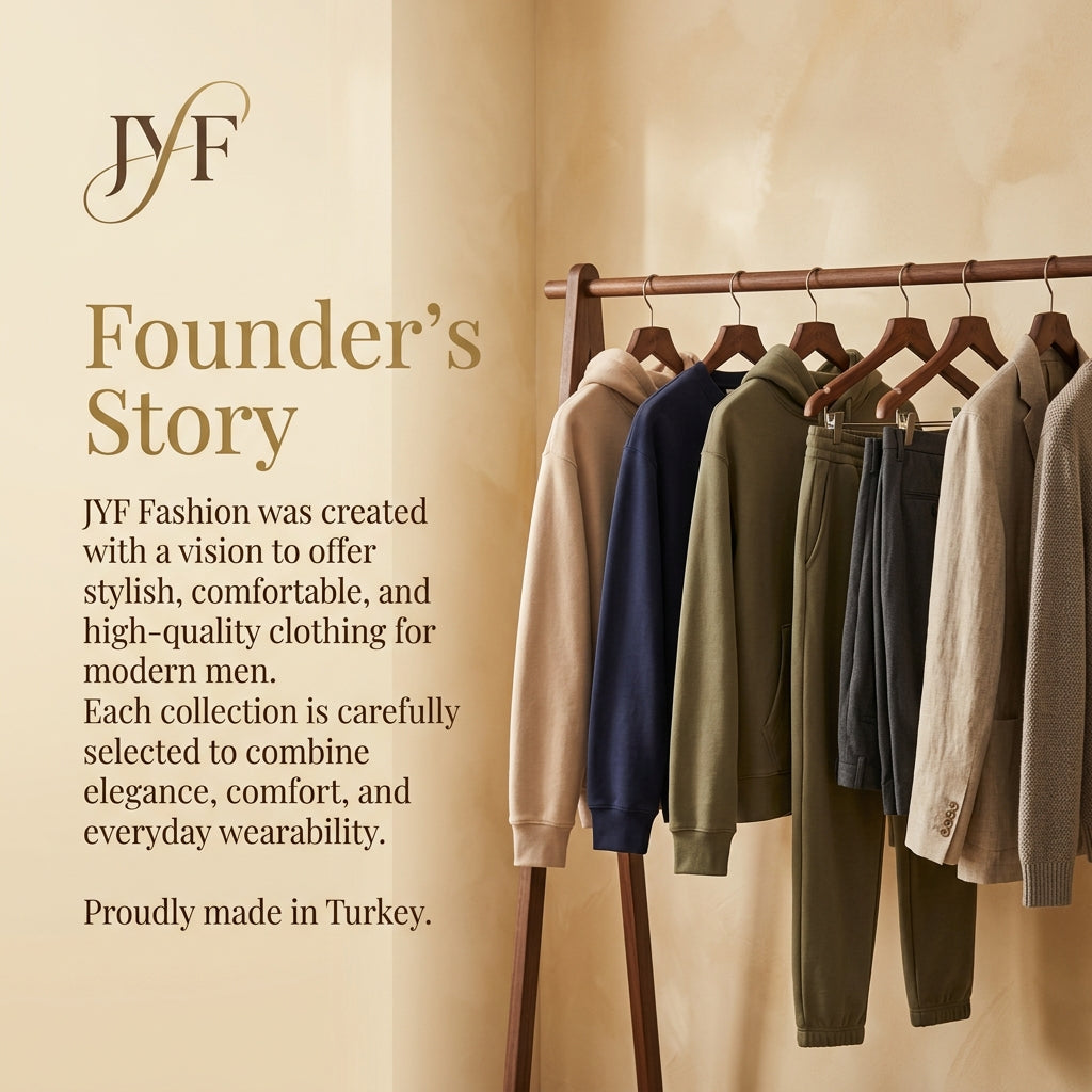 JYF Fashion Founder Story - Premium Mens Clothing Collection